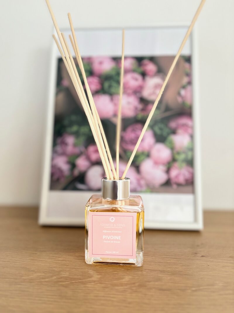 Diffuseur d'ambiance à tige senteur Pivoine